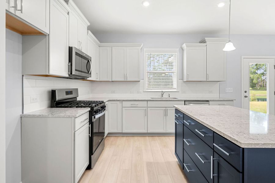 Furnished interior view inside a new home in Salem Bay, Beaufort (Image 5). Furnished interior view inside a new home in Salem Bay, Beaufort (Image 5).