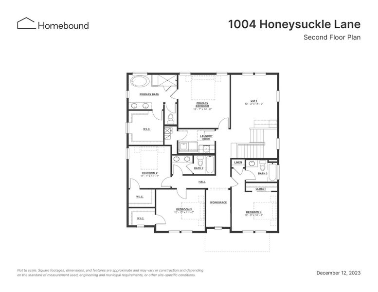 2D floor plan layout of this home in , Louisville, CO (Image 5).