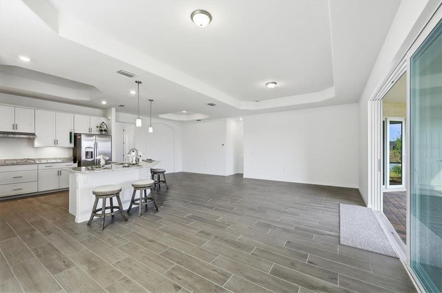Furnished interior view inside a new home in Heritage Landing, Punta Gorda (Image 8).