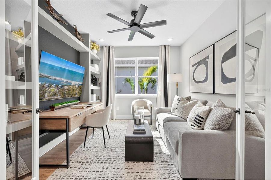 Furnished interior view inside a new home in Crosswind Ranch, Parrish (Image 21).