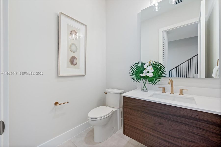 Furnished interior view inside a new home in , Miami (Image 13).