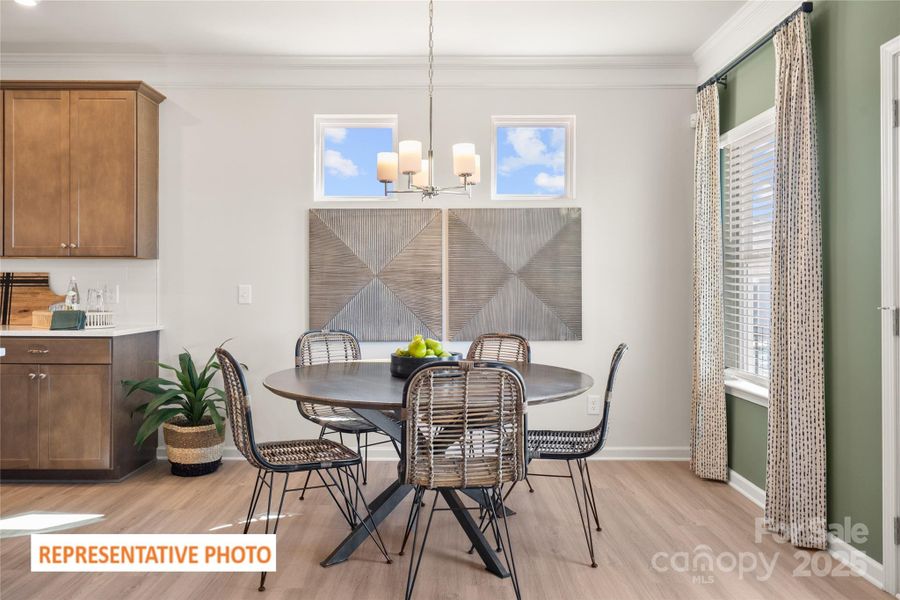 Furnished interior view inside a new home in Green Acres, Concord (Image 3).