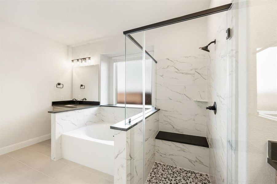 Furnished interior view inside a new home in Ridge Ranch Classic 60, Mesquite (Image 6).