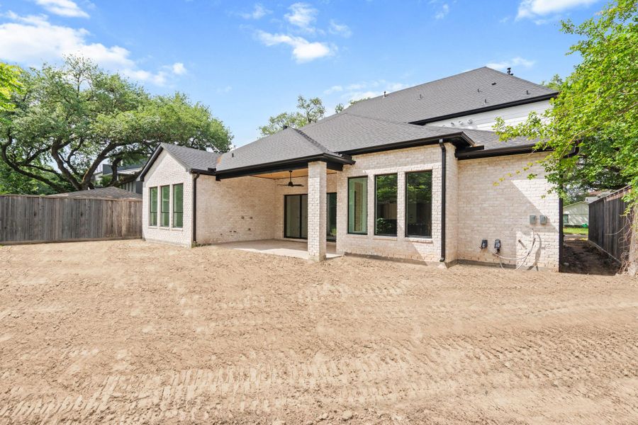 Exterior details and patio area of a home in , Houston (Image 3). Exterior details and patio area of a home in , Houston (Image 3).