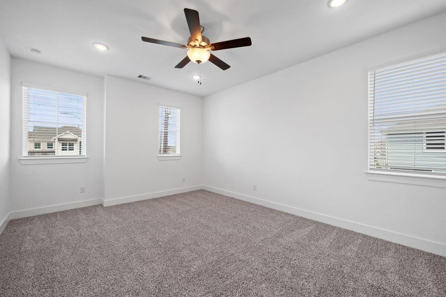 Spacious, unfurnished interior of a new home in Meridiana, Manvel (Image 27). Spacious, unfurnished interior of a new home in Meridiana, Manvel (Image 27).