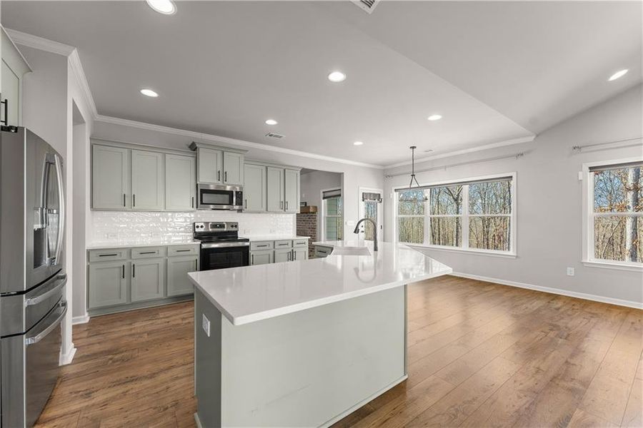 Furnished interior view inside a new home in , Dahlonega (Image 9). Furnished interior view inside a new home in , Dahlonega (Image 9).