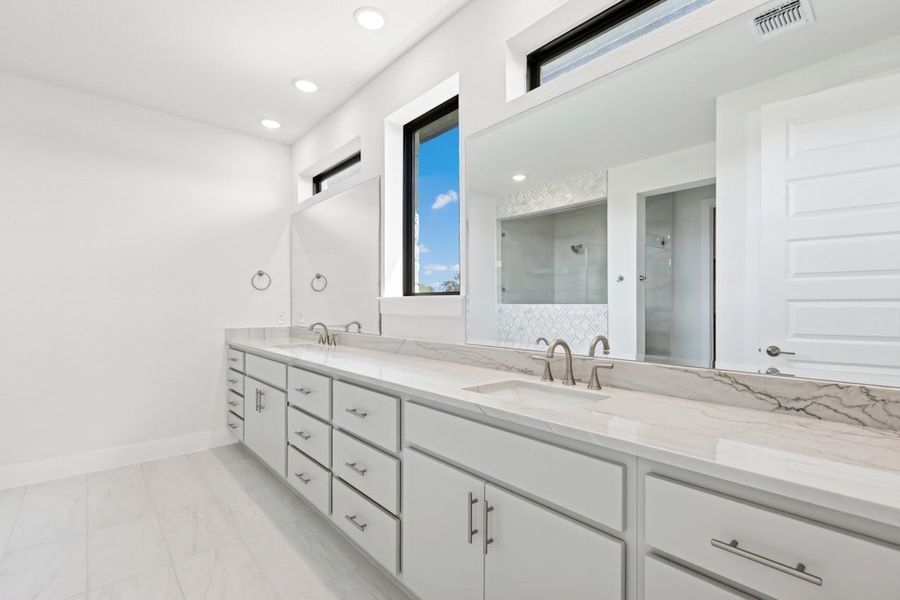 Furnished interior view inside a new home in Leander Estates, Leander (Image 11).