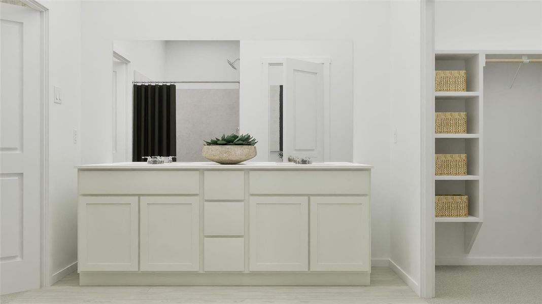 Furnished interior view inside a new home in Pelly Place, Baytown (Image 12).