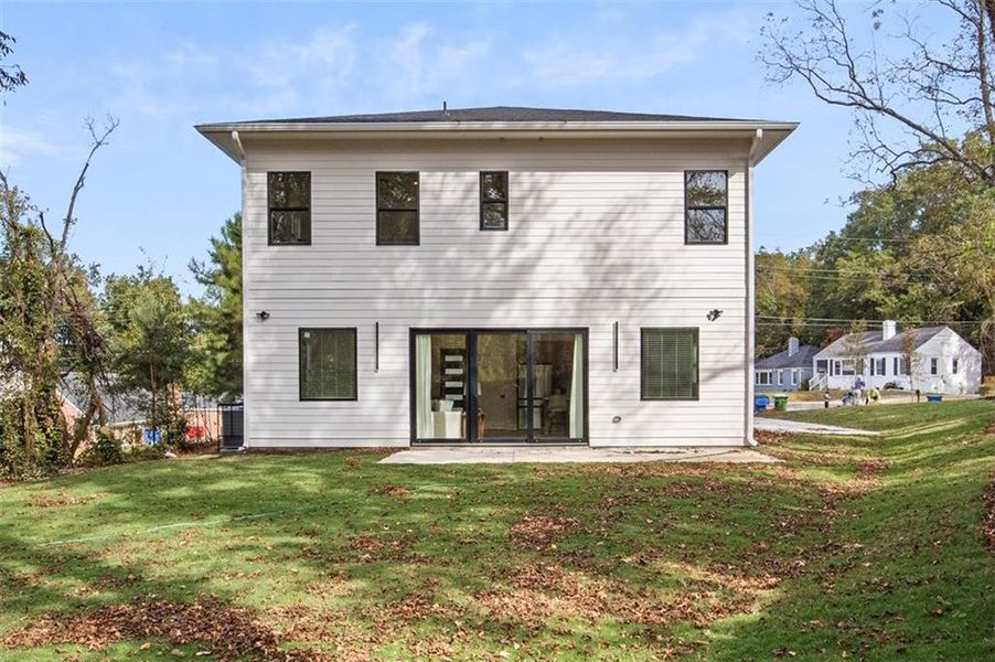 Exterior details and patio area of a home in , Atlanta (Image 24). Exterior details and patio area of a home in , Atlanta (Image 24).