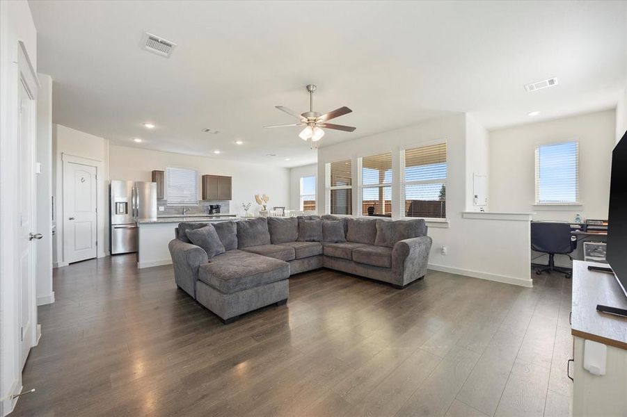Furnished interior view inside a new home in , Forney (Image 9). Furnished interior view inside a new home in , Forney (Image 9).