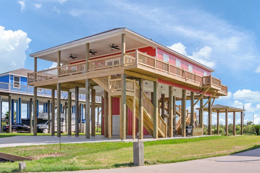 Front exterior of a new home in , Bolivar, TX, highlighting curb appeal (Image 18).