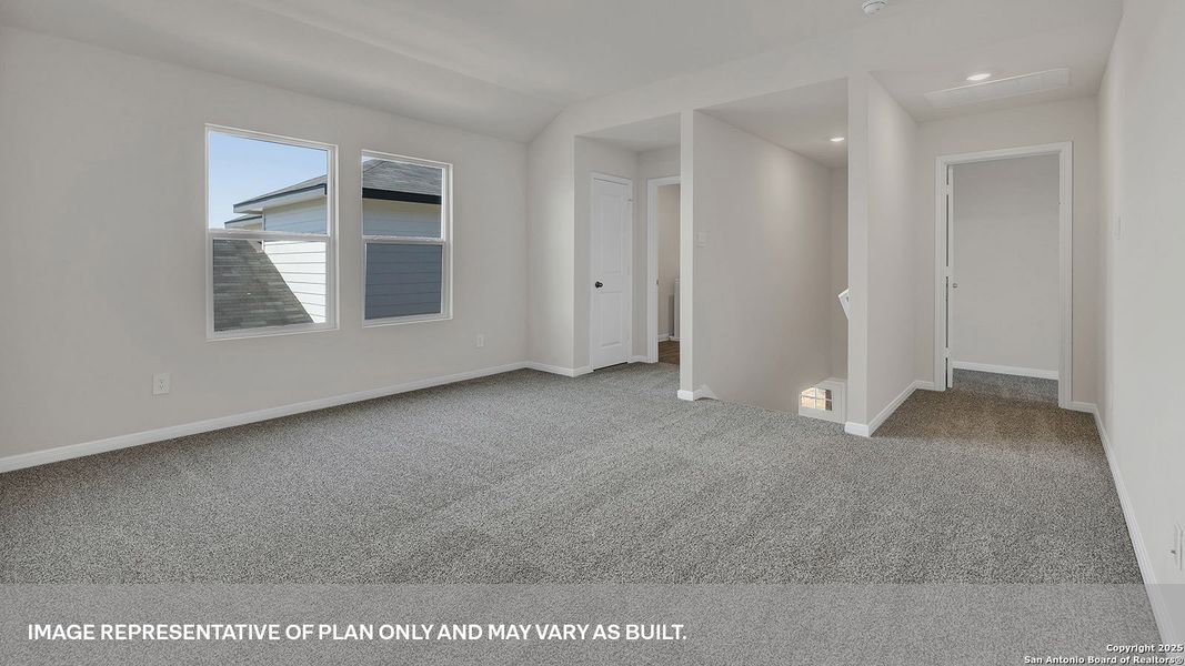 Spacious, unfurnished interior of a new home in Whisper South, San Marcos (Image 33).