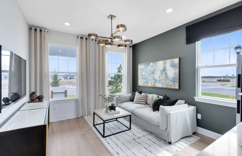 Representative furnished interior of a home built from the Serena by Pulte Homes in Highland Pines, Leesburg (Image 8).