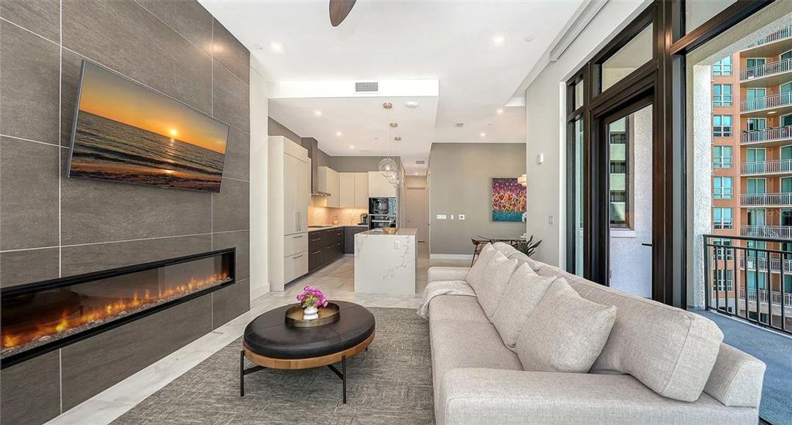 Furnished interior view inside a new home in , Sarasota (Image 15).