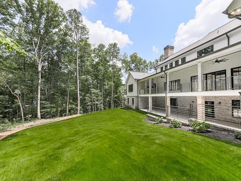 Exterior details and patio area of a home in , Ball Ground (Image 37).