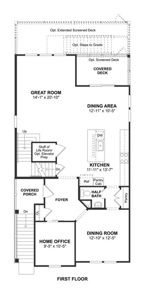 2D floor plan layout for the Tybee by K. Hovnanian® Homes in Willow Pond, Mount Pleasant, SC (Image 3). 2D floor plan layout for the Tybee by K. Hovnanian® Homes in Willow Pond, Mount Pleasant, SC (Image 3).