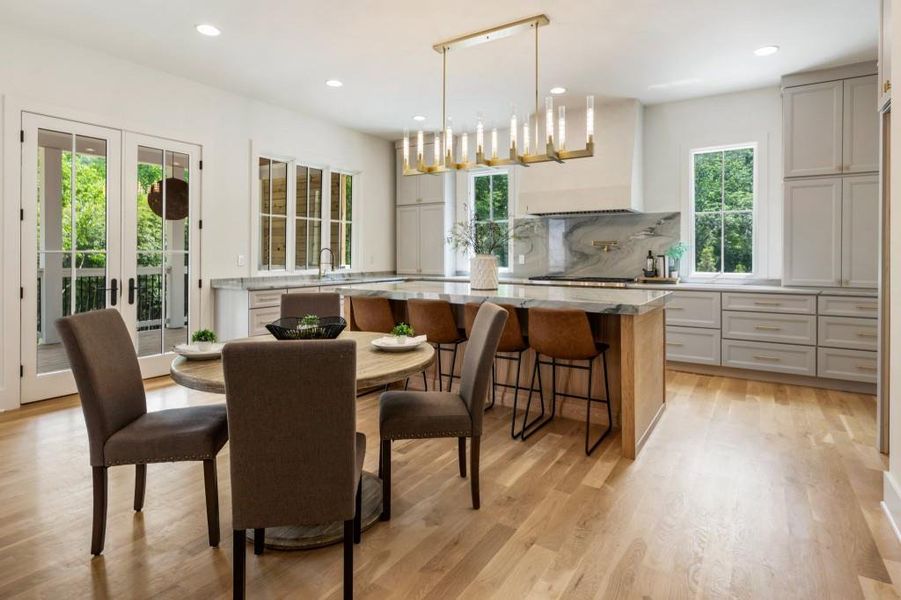 Furnished interior view inside a new home in , Milton (Image 9).