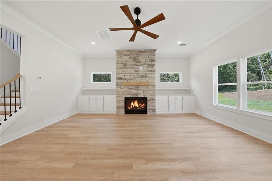 Spacious, unfurnished interior of a new home in , White (Image 22).