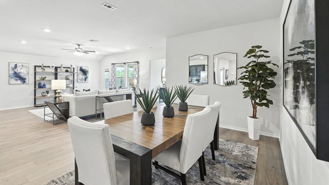 Furnished interior view inside a new home in Waverly Estates, Josephine (Image 7).