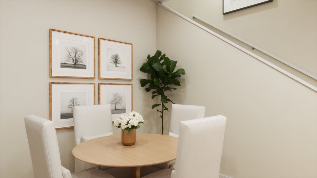 Representative furnished interior of a home built from the 2001 by Risewell Homes in Harvest Crossing, Aurora (Image 6).