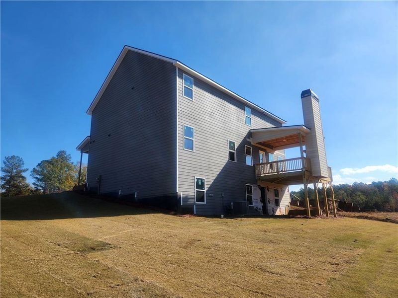 Exterior details and patio area of a home in The Woodlands Preserve, Jackson (Image 27).