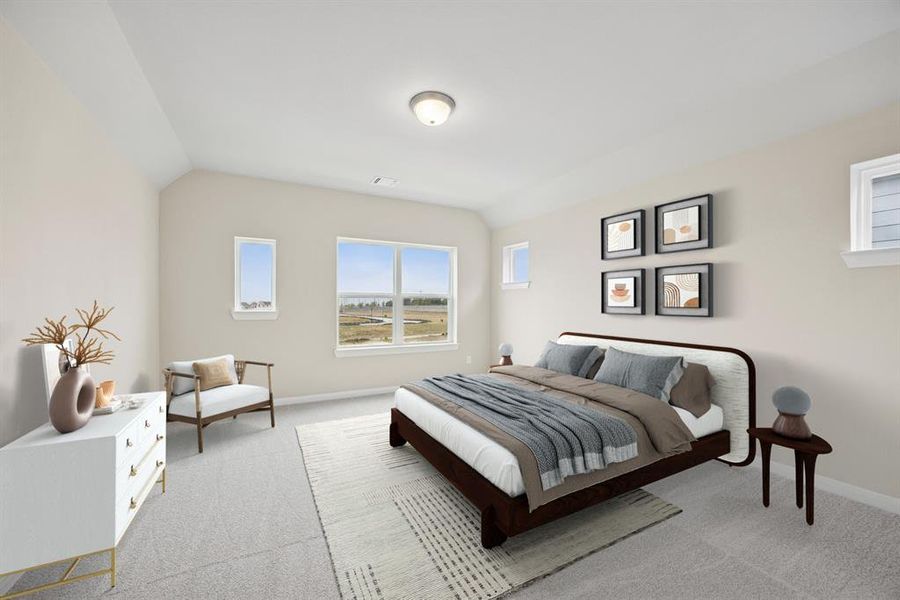Furnished interior view inside a new home in Painted Tree Woodland West – Cottages, McKinney (Image 14).