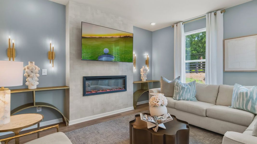 Furnished interior view inside a new home in Avery Landing, McDonough (Image 10).