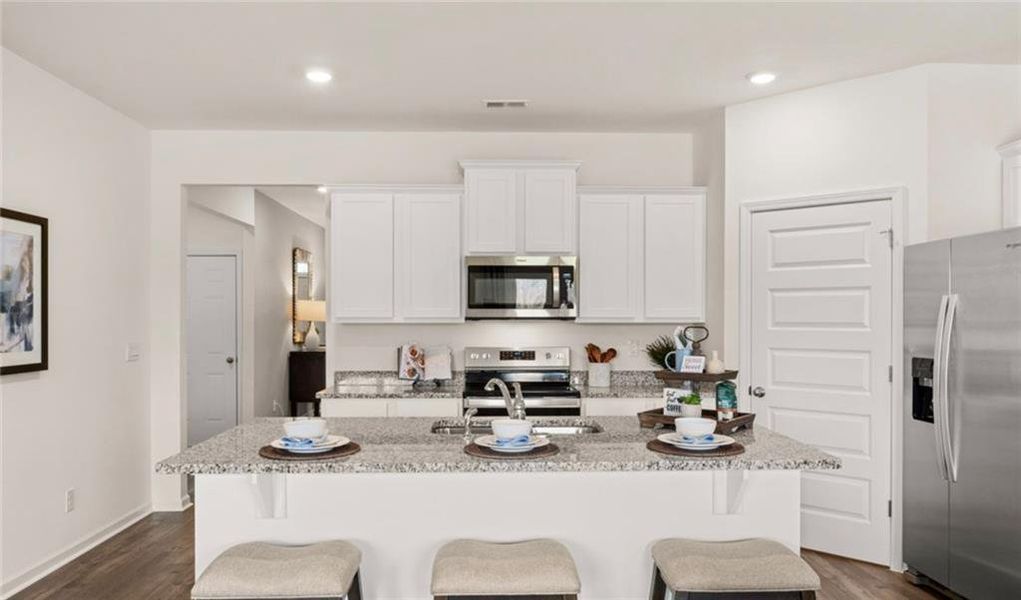 Furnished interior view inside a new home in Twin Lakes, Hoschton (Image 21).