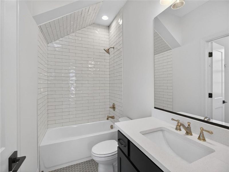 Furnished interior view inside a new home in , Suwanee (Image 32).