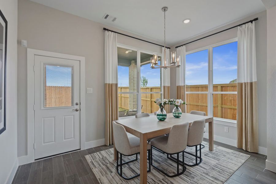 Representative furnished interior of a home built from the Durham by Chesmar Homes in Jordan Ranch 40's, Fulshear (Image 12).