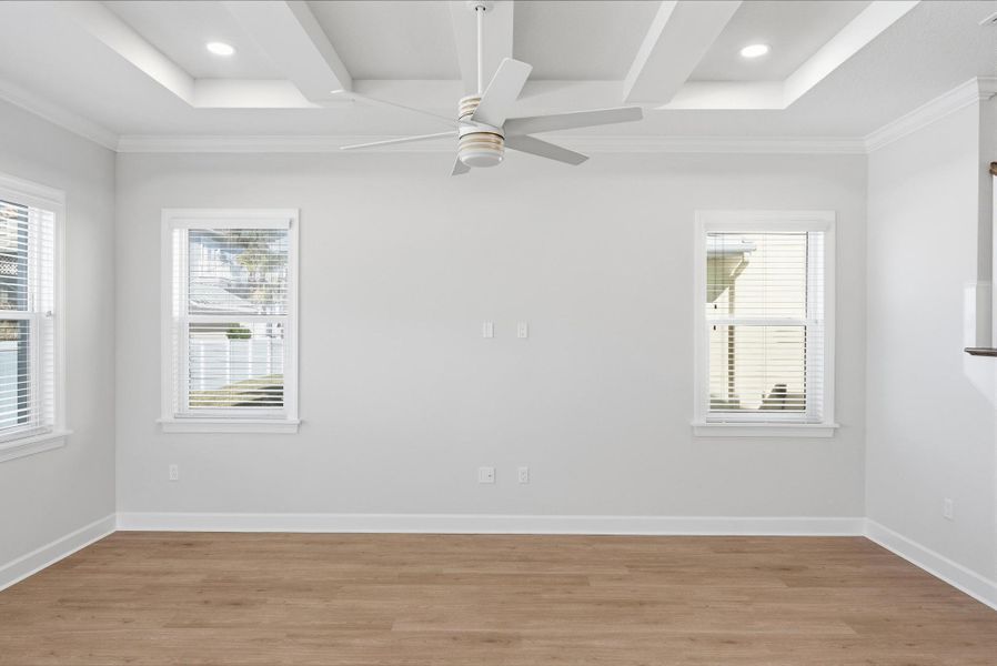 Representative unfurnished interior of a home built from the Bayview by SeaGate Homes in Beachview Cove, Ormond Beach (Image 55).