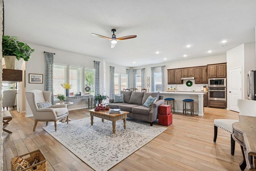 Furnished interior view inside a new home in , Weatherford (Image 24).