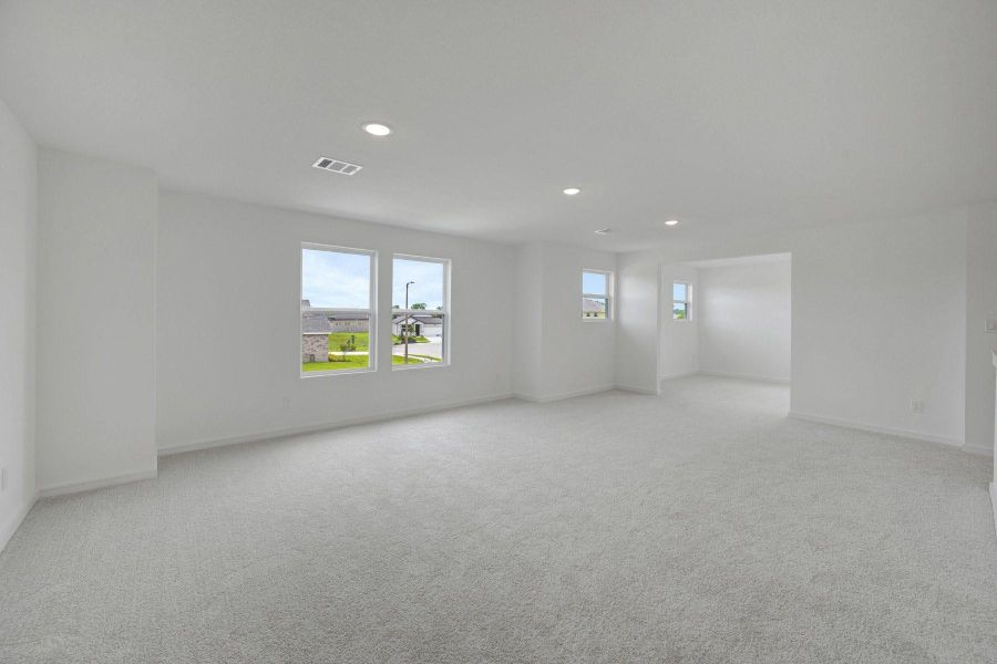 Versatile loft with activity room Versatile loft with activity room