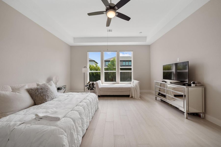 Furnished interior view inside a new home in Bridgeland 80′, Cypress (Image 14). Furnished interior view inside a new home in Bridgeland 80′, Cypress (Image 14).