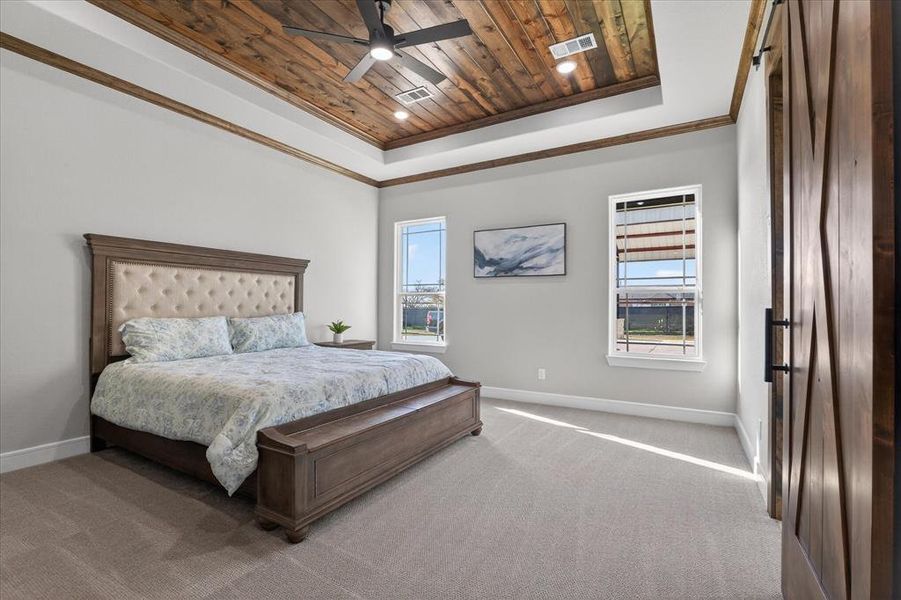 Furnished interior view inside a new home in , Celeste (Image 16).