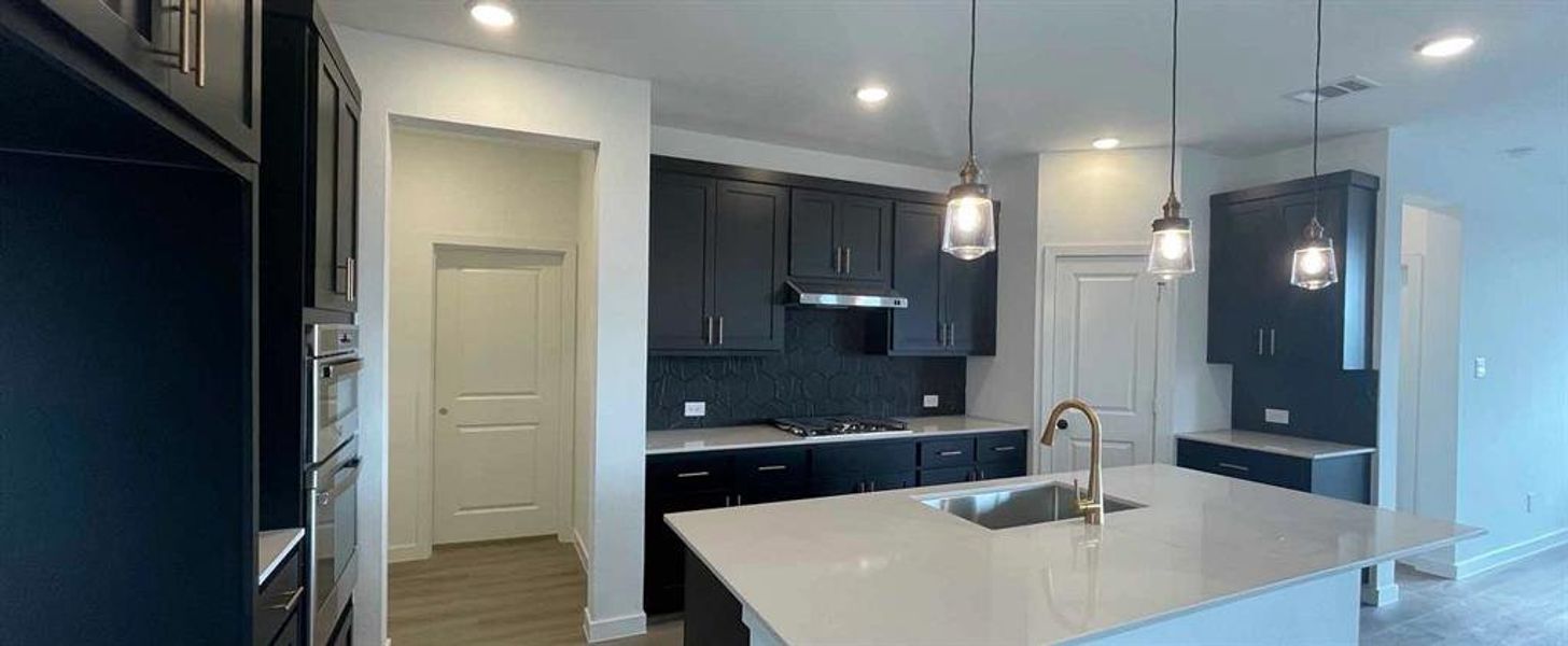 Kitchen Construction Progress featuring the Noir Collection