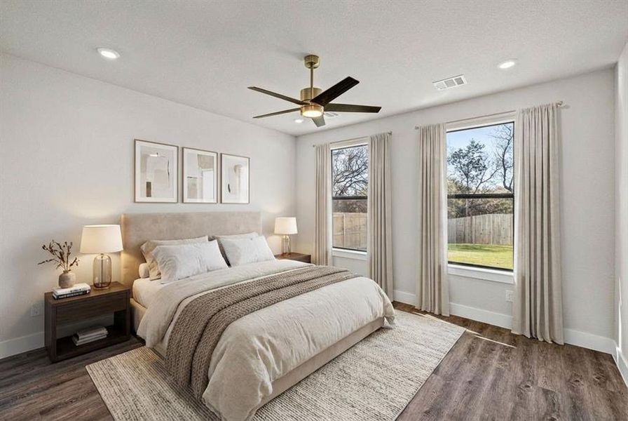 Furnished interior view inside a new home in , Granbury (Image 10).