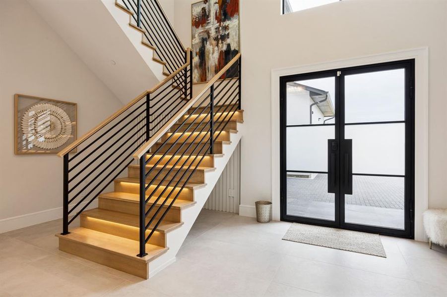 Furnished interior view inside a new home in Avadene at Las Colinas, Irving (Image 22).