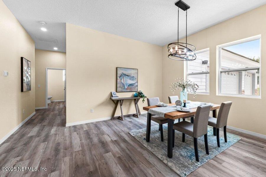 Furnished interior view inside a new home in , Jacksonville (Image 43).