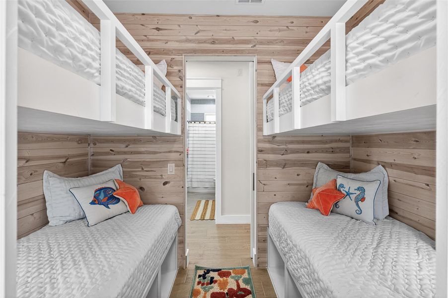 Furnished interior view inside a new home in , Port Aransas (Image 12).