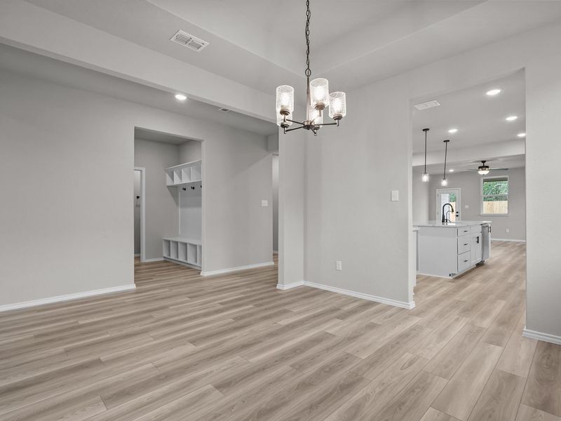 Representative unfurnished interior of a home built from the The Glenwood E by Davidson Homes LLC in Bricewood, San Antonio (Image 23).