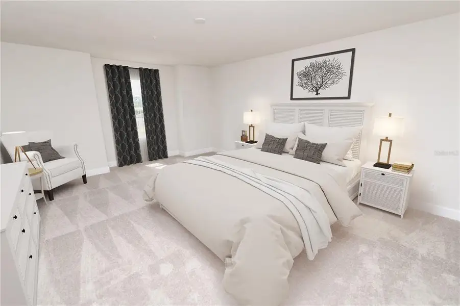 Furnished interior view inside a new home in Cedar Landings Townhomes, Leesburg (Image 4). Furnished interior view inside a new home in Cedar Landings Townhomes, Leesburg (Image 4).
