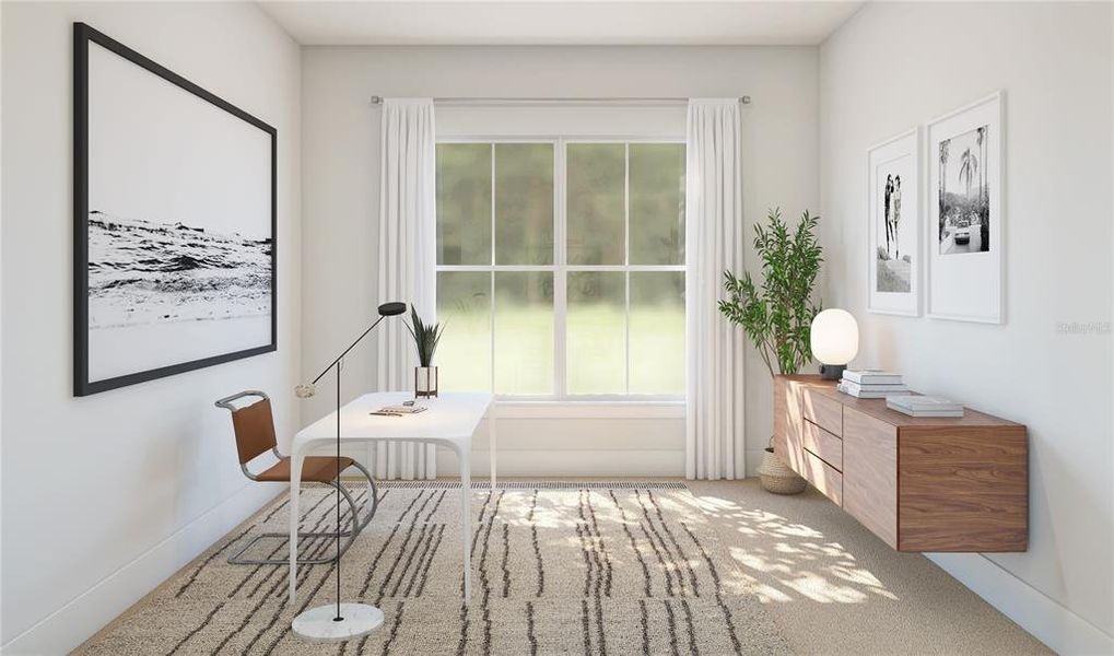 Furnished interior view inside a new home in Eden Preserve, Altamonte Springs (Image 12).