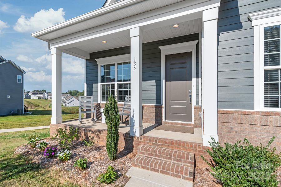 Exterior details and patio area of a home in , Mooresville (Image 2). Exterior details and patio area of a home in , Mooresville (Image 2).
