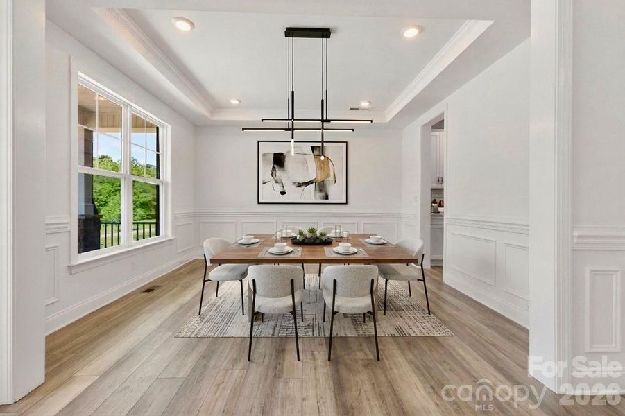Furnished interior view inside a new home in , Hickory (Image 13).
