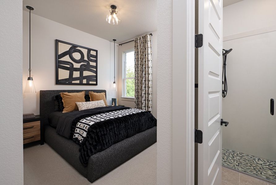 Representative furnished interior of a home built from the Hathaway by Ashton Woods in Provence 70s, Austin (Image 15).