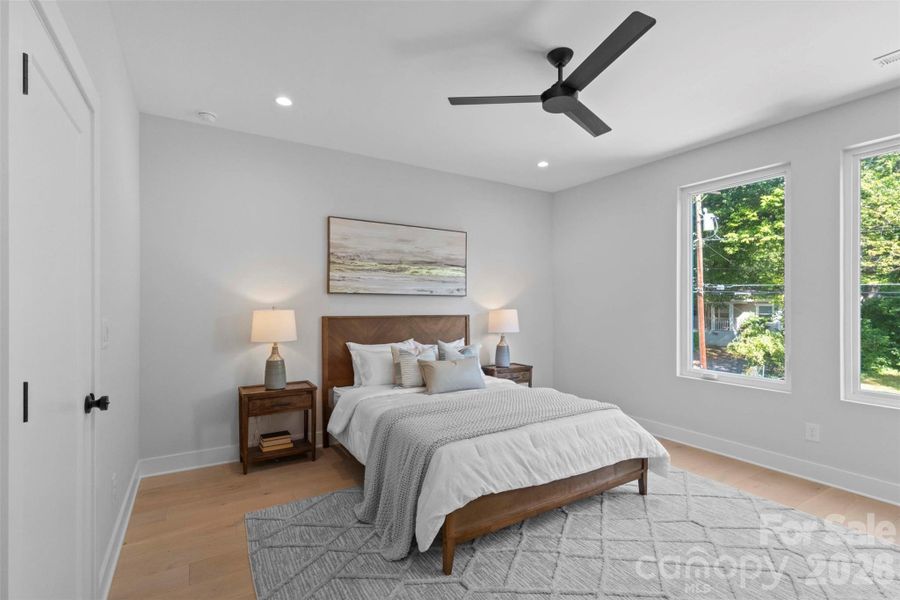 Furnished interior view inside a new home in , Charlotte (Image 27).