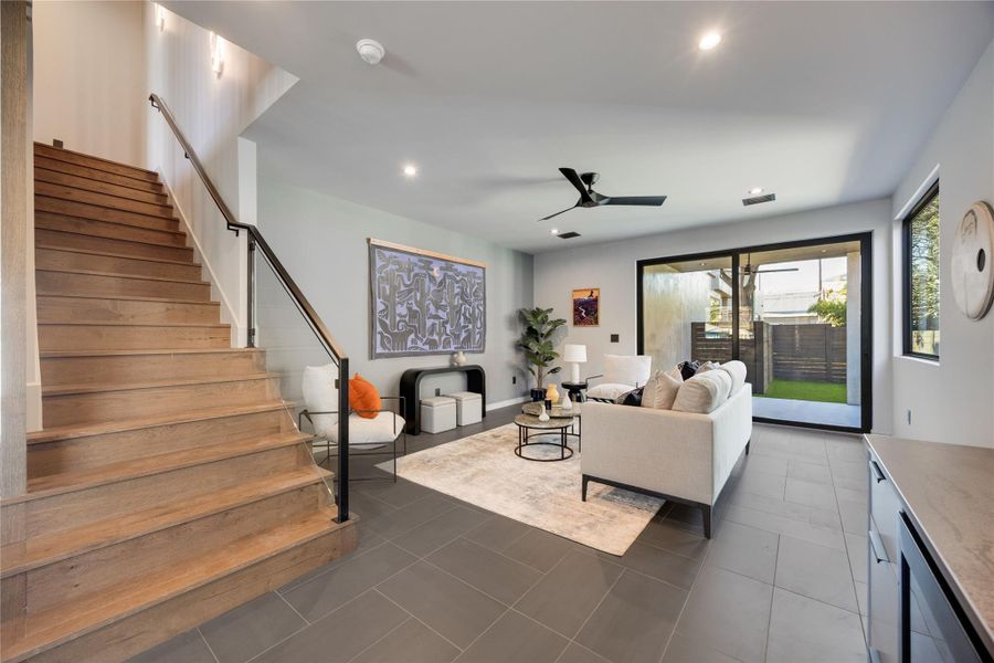 View of living room from front entrance