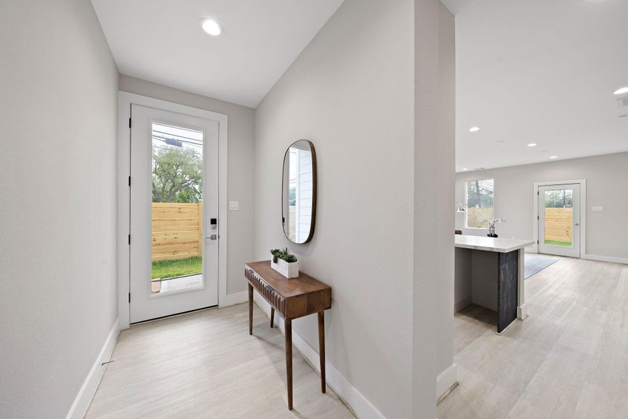 Furnished interior view inside a new home in Scranton Estates, Houston (Image 6). Furnished interior view inside a new home in Scranton Estates, Houston (Image 6).