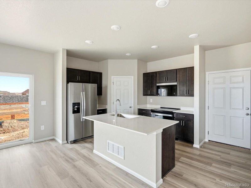 Furnished interior view inside a new home in York Station, Brighton (Image 13).
